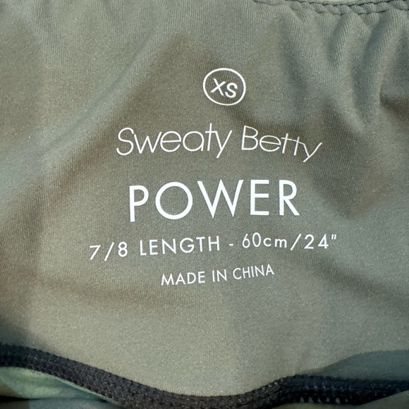 Sweaty Betty Like New Power 7/8 Workout Leggings Size XS - Picture 3 of 8